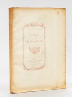 Poésies diverses du Chevalier de Bonnard [ Exemplaire sur Chine ]