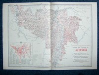 Carte du Canton d'Auch Sud (Atlas Général du Gers)