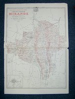 Carte du Canton de Mirande (Atlas Général du Gers)