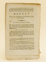 Convention Nationale. Décret relatif aux Commissaires de la Convention envoyés près les armées. Du 30 avril 1793, l'an deuxième de la République.