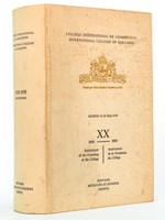 Collège International de Chirurgiens - International College of Surgeons. Genève 23-26 mai 1955 XX Anniversaire de la Fondation du Collège - Anniversary of the Founding of the College.