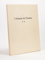 L'honneur de l'homme [ 2 Tomes - Complet - édition originale ]