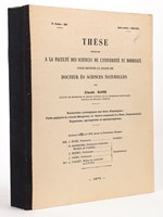 Recherches cytologiques sur deux hépatiques : PELLIA EPIPHYLLA (L) Corda (Metzgeriale) et RADULA COMPLANATA (L.) Dum (Jungermanniale). Ergastome, sporogénèse et spermatogenèse. [ Thèse présentée à la