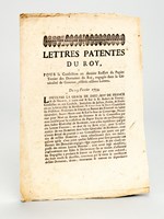 Lettres Patentes du Roy, pour la Confection en dernier Ressort du Papier Terrier des Domaines du Roi, engagés dans la Généralité de Guienne, référés esdites Lettres. Du 23 Février 1754. 'Louis par la