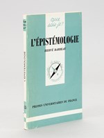 L'épistémologie [ dédicacé par l'auteur ]