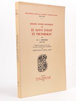 Quelques données historiques sur le Slovo d'Igor' et Tmutorokan' par M. I. Uspenskij