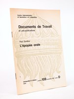 L'épopée orale.