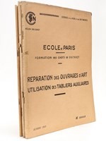 Ecole de Paris. Formation des Chefs de District. Réparation des Ouvrages d'Art. Utilisation des Tabliers auxiliaires (octobre 1960) - Pratique des Travaux (Juillet 1960) - Alimentation d'Eau (Février 1959) - Incendie (Février 1959) -