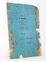 Acte de Vente daté du 11 mai 1861 d'une propriété située rue Couturier [ aujourd'hui rue d'Ornano), à Bordeaux, provenant du domaine de Coupry, acquis par le vendeur de M. Nathaniel Johnston Junior