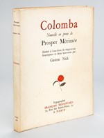 Colomba. Nouvelle en prose de Prosper Mérimée.