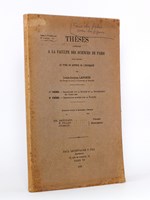 Recherches sur la Biologie et la Systématique des Desmidiées. Thèses présentées à la Faculté des Sciences de Paris. [ Livre dédicacé par l'auteur ]