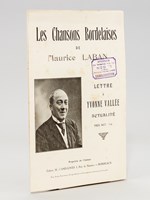 Les Chansons Bordelaises de Maurice Laban [ Lot de 6 Chansons ] Lettre à Yvonne Vallée. Actualité - Les Tramways de Bordeaux - Noël Bordelais - Les Acacias-Boule. Actualité - J'ai des Visions. Actualité - La Suppre