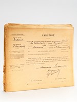 [ Lot de 5 manifestes de navires sur la ligne Bordeaux - Saint-Pierre-et-Miquelon ] Manifeste ou Déclaration Générale du Chargement du Navire norvégien Magnhild, capitaine Clausey, jaugeant 677 le 28 mars 1931 - Manifeste du 3