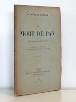 La mort de Pan - Pièce en deux actes , en vers