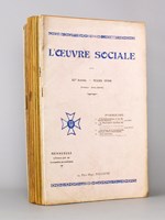 L'Oeuvre Sociale [ Lot de 20 n° , 1906 à 1901 - Mars 1906 ; Mai-Juin 1906 ; juillet 1906 ; août 1906 ; septembre 1906 ; octobre 1906 ; novembre 1906 ; décembre 1906 ; Janvier 1907 ; février 1907 ; mars 1907 ; mai 1907 ; mars