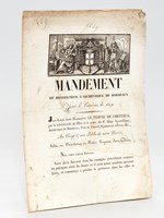 Mandement de Monseigneur l'Archevêque de Bordeaux pour le Carême de 1829