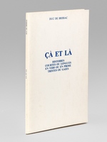 çà et là. Histoires courtes ou longues en vers ou en prose tristes ou gaies.