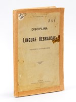 Disciplina Linguae hebraicae.