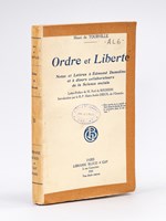 Ordre et Liberté. Notes et Lettres à Edmond Demolins et à divers collaborateurs de la Science sociale.