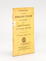 Questionnaire à l'usage des Sous-Officiers, Gradés et élèves gradés de l'artillerie sur le service en campagne de l'artillerie divisionnaire.