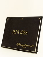 1878 - 1928 Pour la nouvelle année qui est elle de son Cinquantenaire, la Maison Camis & Cie vous présente ses meilleurs voeux et quelques-unes de ses créations choisies entre mille Calendrier 1928 [ La 'Petite Fille' du Chocolat Meni