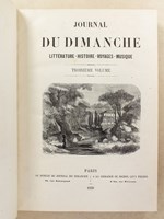 Le Journal du Dimanche , Littérature - Histoire - Voyages - Musique , 1858 -1859 ( du n° 114 du 8 janvier 1858 au n° 226 du 29 décembre 1859 ) [ Contient notamment : La Fille de Cromwell (E. de Mirecourt) ; La fiancée de Madr