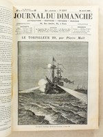 Le Journal du Dimanche , Littérature - Histoire - Voyages - Musique , Année 1889 ( du n° 2277 du 6 janvier 1889 au n° 2328 du 29 décembre 1889 ) [ Contient notamment : Le moine de Saire (C. Canivet) ; Le secret du squelette (G