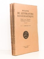 Bulletin de Littérature Ecclésiastique , Tome XLVVIII, Année 1947 ( Lot de 3 num.) : n° 1 Janvier - Mars ; n° 2 Avril -Juin ; n° 3 Juillet - Septembre