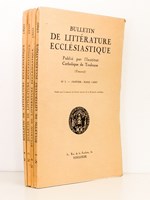 Bulletin de Littérature Ecclésiastique , Tome LXI , Année 1960 ( Lot de 4 num., année complète) : n° 1 Janvier - Mars ; n° 2 Avril -Juin ; n° 3 Juillet - Septembre ; n° 4 Octobre - Décembre