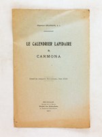 Le calendrier lapidaire de Carmona.