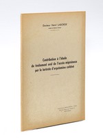 Contribution à l'étude du traitement oral de l'accès migraineux par le tartrate d'ergotamine caféïné [ Livre dédicacé par l'auteur ]