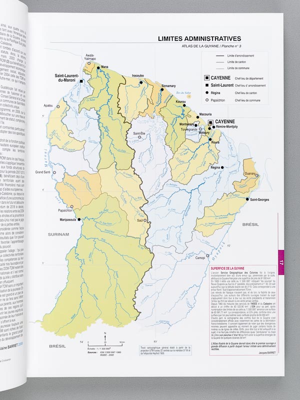 Guyane - Atlas & cartes - Encyclopædia Universalis