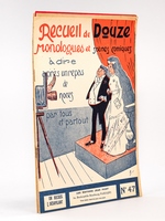 [ Lot de 6 recueils de monologues, éd. Jean Picot ] n° 7 Recueil de 15 monologues pour fiancailles, mariages, baptême ; n° 76 12 monologues humoristiques pour mariages de Camille François - Vive la Mariée ! la cél