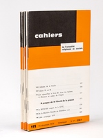 Cahiers de l'Actualité Religieuse et Sociale ( 2e semestre 1975 - complet sauf n° 104 et 105 : 8 numéros ) : n° 102 La Joie Chrétienne, Ehortation apostolique de Paul VI ; n° 103 Euthanasie, le manifeste de trois Prix Nob