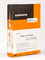 Cahiers de l'Actualité Religieuse et Sociale ( 1e semestre 1976 - complet 11 numéros dont un double) : n° 112 A quel âge la retraite ? 113 L'évangélisation dans le monde moderne, exhortation de Paul VI ; 114 Grandes