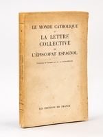 Le Monde Catholique et la lettre collective de l'épiscopat espagnol