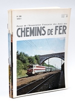 Chemins de Fer - Revue de l'Association Française des Amis des Chemins de Fer ( AFAC ) - année 1973, lot de 5 numéros : n° 298, 299, 301, 302, 303