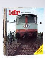 L'Indépendant du Rail ( I.D.R. ), Mensuel du modélisme ferroviaire et des amis du rail, Année 1976 (lot de 10 numéros sur 12) : n° 141, 142, 143, 144, 145, 146, 147, 148, 149, 152