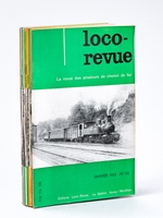 Loco-Revue - La revue des amateurs de chemin de fer , Année 1953 (lot de 10 numéros sur 12) : n° 112, 113, 114, 115, 116, 117, 120, 121, 122, 123