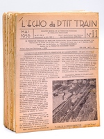 L'Echo du P'tit Train. Bulletin Mensuel de la Fédération Française du Modélisme Ferroviaire. [ Lot de 38 numéros publiés entre Mai 1956 et Juillet 1961 ] N° 11 - 12 - 14 - 15 - 16 - 17 - 18 - 19 - 20 - 21 - 22