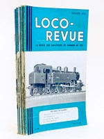 Loco-Revue. La Revue des Amateurs de Chemins de Fer Miniature. Année 1950 complète (11 numéros) : Numéros 78 - 79 - 80 - 81 - 82 - 83 - 84 - 85 - 86 - 87 - 88 (Janvier, Février, Mars, Avril, Mai, Juin, Juillet-Août