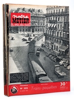 Notre Métier - la Vie du Rail , Année 1951 , Premier Semestre (complet - 26 numéros, du n° 280 du 1er janvier au n° 305 du 25 juin) : n° 280, 281, 282, 283, 284, 285, 286, 287, 288, 289, 290, 292, 293, 294, 295, 296, 297,