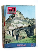 La Vie du Rail - Notre Métier, Année 1953 , Second Semestre (complet - 23 numéros, du n° 405 du 6 juillet au n° 427 du 27 décembre ) : n° 405, 406, 407, 408, 409, 410, 411, 412, 413, 414, 415, 416, 417, 418, 419, 42