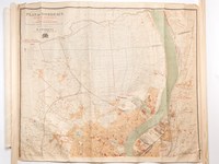 Plan de Bordeaux et de sa Banlieue dressé à l'échelle de 1/10.000e par Louis Longueville. (Complet des 2 Parties)