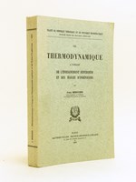 Thermodynamique à l'usage de l'enseignement supérieur et des écoles d'ingénieurs.