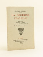 La doctrine française. Discours prononcé à Genève devant la cinquième Assemblée de la Société des Nations