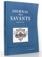 Journal des Savants : Année 1993 ( année complète : 2 numéro ) : Janvier-juin ; Juillet-Décembre