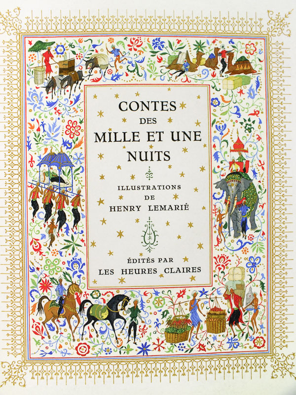 Contes Des Mille Et Une Nuits 3 Tomes Complet Signé Par Lillustrateur Français 