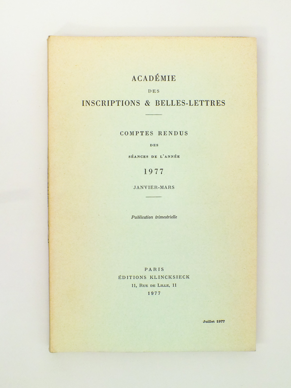 académie des inscriptions et belles lettres