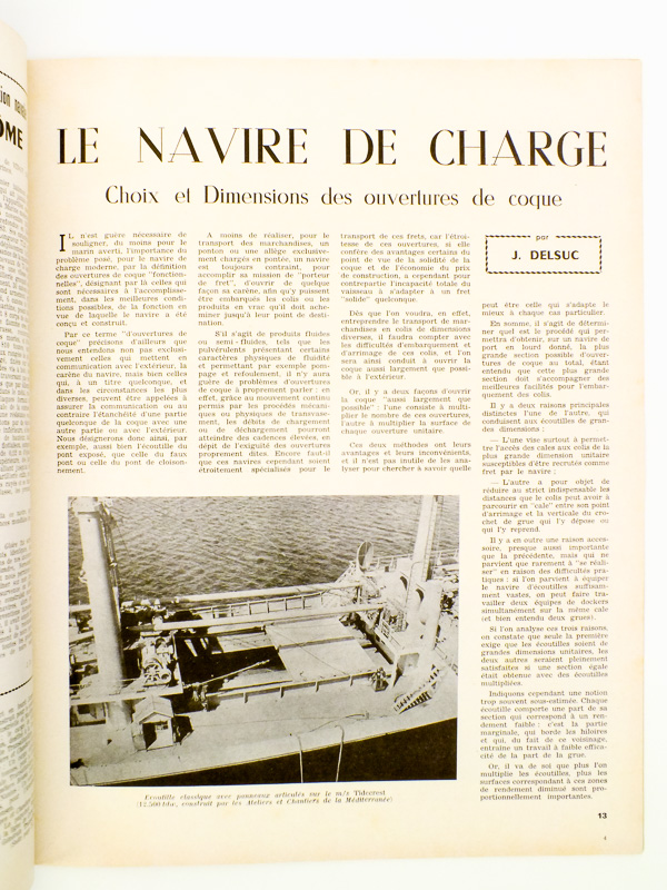 La Revue Nautique Revue Mensuelle Lot De 9 Numeros Annee 1958 N 194